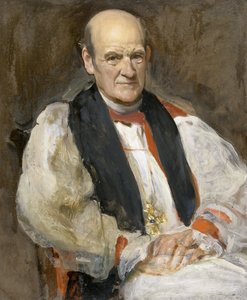 A.G.エドワーズ、ウェールズ大司教（油彩・キャンバス） 作： Solomon Joseph Solomon