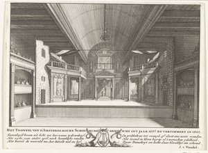 ジェイコブファンカンペンの劇場、1658年 作： Solomon Savery