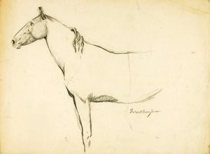 馬 作： Solon H. Borglum