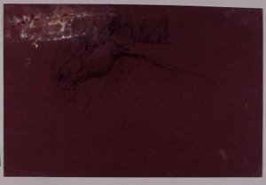 馬の頭 作： Solon H. Borglum