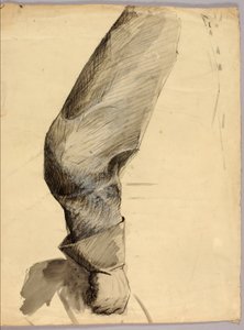 右腕、騎馬像のための習作 作： Solon H. Borglum