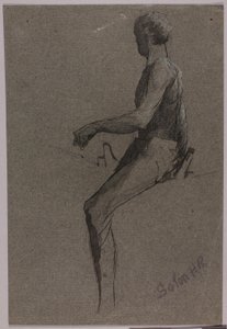 乗馬モニュメントのためのスタディ 作： Solon H. Borglum