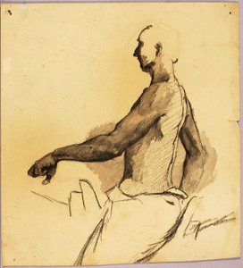 乗馬モニュメントのための習作 作： Solon H. Borglum