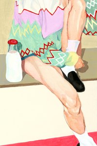 カラフルなセーター・ミルク