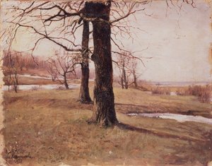 春の風景、1888