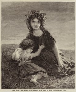 森の葉 作： Sophie Gengembre Anderson