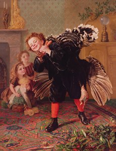 ここにゴブラーが来る...、1877年頃 作： Sophie Gengembre Anderson