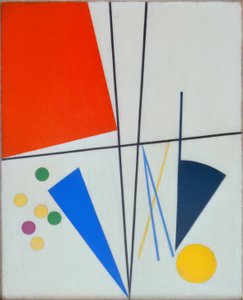 バランスのとれた 作： Sophie Taeuber Arp