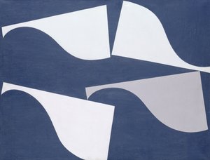 はためく形、1935 作： Sophie Taeuber Arp