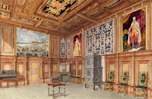 ウィーン近郊のラクセンブルク宮殿の戴冠式ホール 作： Sotira