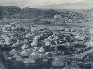 ネイティブ・ビレッジ（モノクロ写真 作： South African Photographer