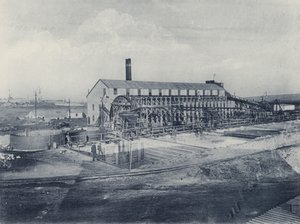 City and Suburban Gold Mining Company, New Battery and Cyanide Works (bw photo) 作： South African Photographer