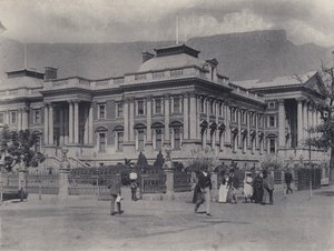 国会議事堂（ケープタウン）（モノクロ写真 作： South African Photographer