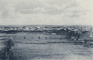 木が育つ前のヨハネスブルグの様子（モノクロ写真 作： South African Photographer