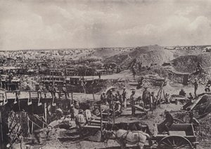 昔の風景、1872年の乾式選別（モノクロ写真 作： South African Photographer