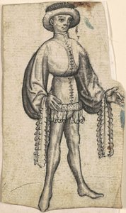 立っている廷臣 作： South German 15th Century