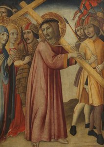 十字架を運ぶキリスト、1400年頃