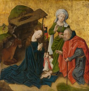 降誕。 作： South Netherlandish Painter