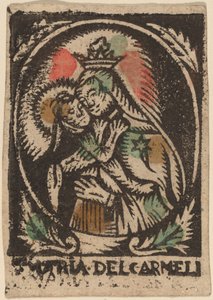 マドンナと子供 作： Spanish 15th Century
