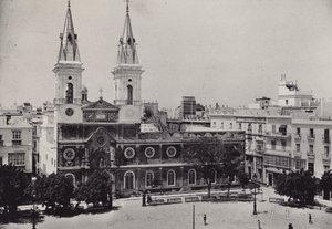 カディス：Plaza de la Constitucion（モノクロ写真 作： Spanish Photographer