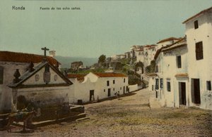 スペイン、ロンダ、8つの噴水の泉（カラー写真） 作： Spanish Photographer
