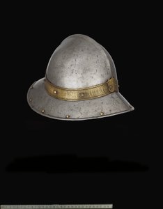 15世紀末スタイルのスペイン軍用帽子（カバセテ 作： Spanish School