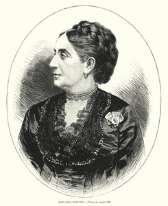 Adelaide Ristori, イタリアの女優（リトグラフ 作： Spanish School