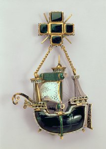 カラベルペンダント、1580〜90年代 作： Spanish School