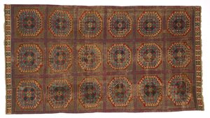 トルコ柄のカーペット、c.1450-1500（ウール） 作： Spanish School