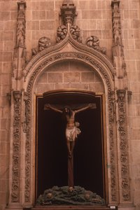 十字架上のキリスト 作： Spanish School
