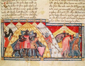 Fol.69rコーデックスベニートサンタモーラからのアンテノールの収監