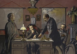 フランス-1851年12月2日の夜 作： Spanish School