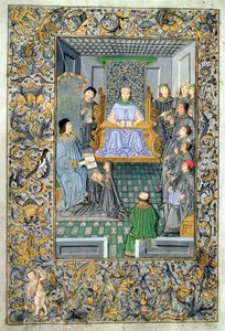 アントニオデネブリハス（1444-1522）文法の口絵 作： Spanish School