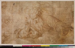 父なる神の祝福、1675-99年 作： Spanish School