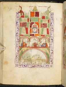 ゴシェン、ヒスパノ＝モレスク・ハガダーより、MS Or 2737、f.73r 作： Spanish School