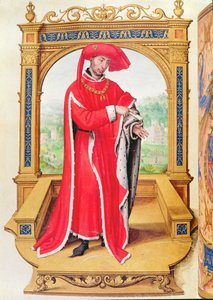 フィリップ・ザ・グッド（1396-1467）ゴールデン・フリース勲章を創設したブルゴーニュ公、トワゾン・ドール公 作： Spanish School