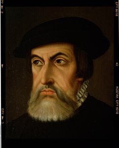 エルナン・コルテスの肖像（1485-1547）（キャンバスに油彩） 作： Spanish School
