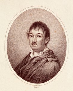 スペインの作家、レアンドロ・フェルナンデス・デ・モラティン（1760-1828）の肖像。19世紀のエングレーヴィング。マドリード国立図書館蔵。 作： Spanish School
