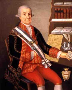 マティアス・ガルベスの肖像 (1717-84) 作： Spanish School