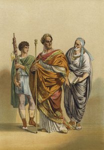 木星のローマ司祭とその付添人 作： Spanish School
