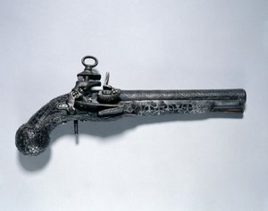 Snaphaunce Pistol、17世紀 作： Spanish School