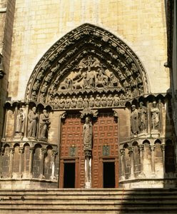 ポルタダデルサルメンタール、南トランセプト、1235年頃 作： Spanish School