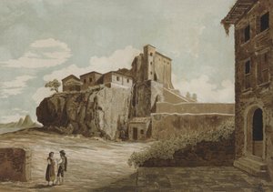 ターペイアンロック、ローマ 作： Spanish School