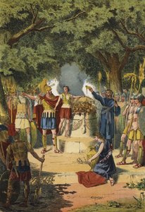 ハンニバルの誓い、紀元前3世紀 作： Spanish School