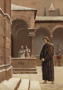 神聖ローマ皇帝ヘンリー四世の苦行 作： Spanish School