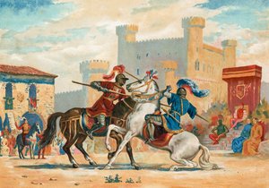 中世のトーナメント 作： Spanish School