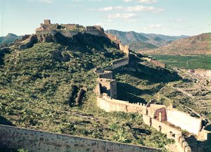 城の眺め、8〜12世紀 作： Spanish School
