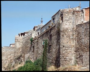スペイン・トレドの城壁の眺め（View of the walls, Toledo 作： Spanish School
