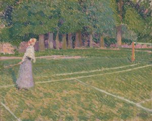 ハーティングフォードベリーでのテニス 作： Spencer Frederick Gore