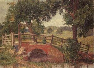 パンシャンガー・パークの橋 作： Spencer Frederick Gore